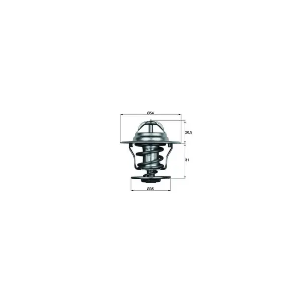 Termostat, lichid racire MAHLE TX 15 87D