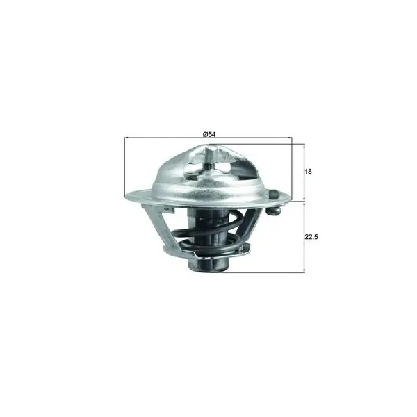 Termostat, lichid racire MAHLE TX 166 90D