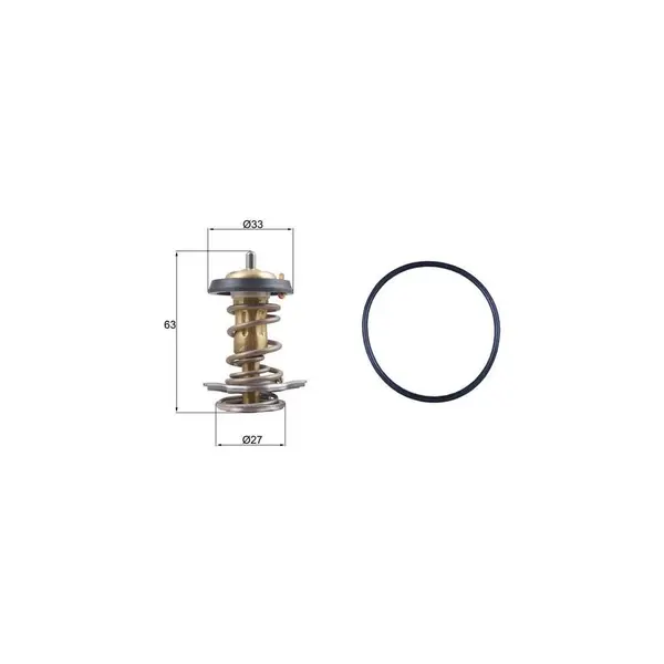 Termostat, lichid racire MAHLE TX 264 82D