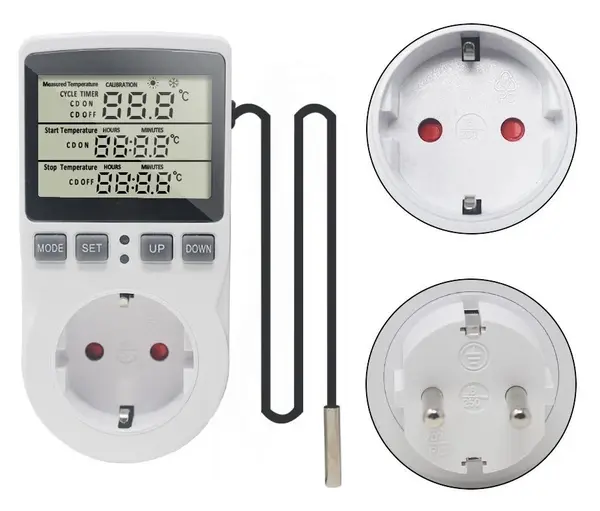 Termostat si Priza programabila digitala VRTMP3100