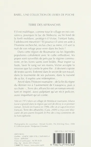 Terre des affranchis | Liliana Lazar