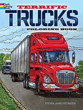 Terrific Trucks Coloring Book, Paperback/Steven James Petruccio