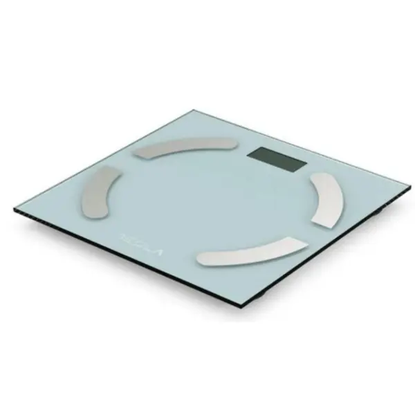TESLA Cantar corporal de diagnostic Tesla BS301WX, 180kg, baterii 2xAAA, 30x30 cm, masurare masa musculara, nivel grasime, nivel de apa din corp, Alb