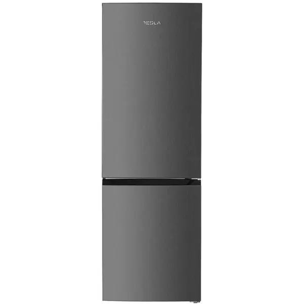 TESLA Combina frigorifica Tesla RC3300FHXE, 326L, clasa E, No Frost, Inverter, control electronic, LED, Inox