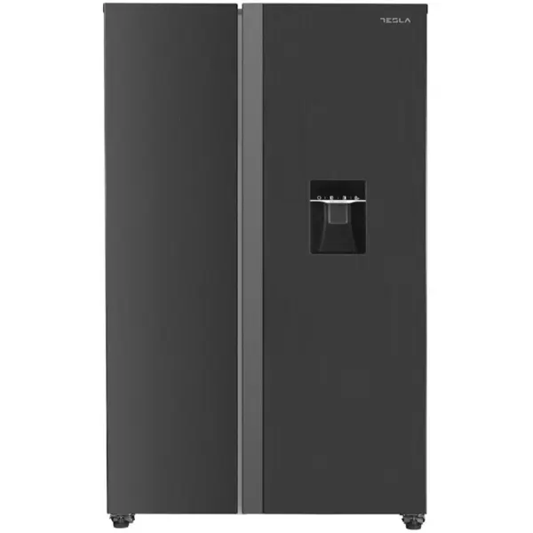 TESLA Frigider Side By Side Tesla RB5210FHXE, 529 L, Clasa E, Total No Frost, Display LED, Dozator apa, 177 cm, Inox
