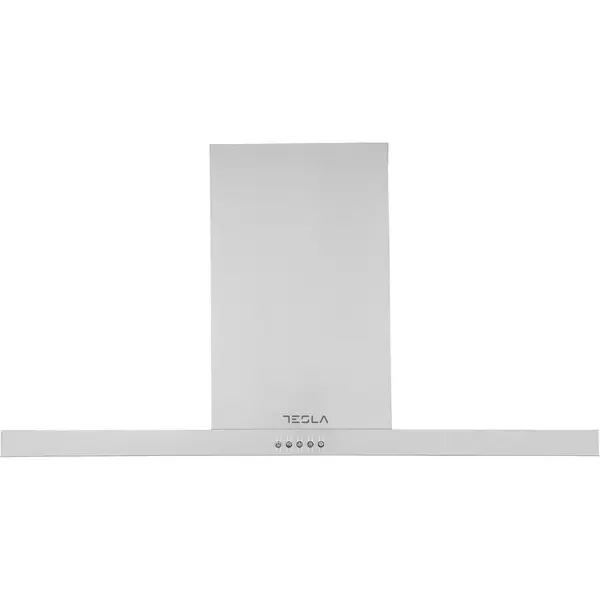 TESLA Hota decorativa Tesla DC900AX, T-shape, 630 m3/h, 1 motor 190W, 3 trepte, LED 2x2W, 90cm, Clasa B Inox