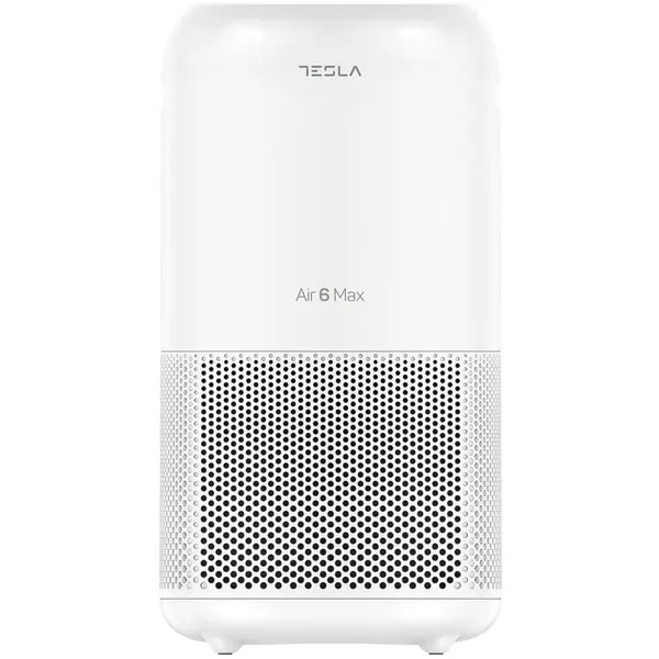 TESLA Purificator Tesla Air6 MAX, CADR 400 m3/h, Wi-Fi, Senzor calitate aer, Sleep Mode, Timer, Filtru HEPA+Carbon Activ+Catalyst, Lumina UV-C, Alb