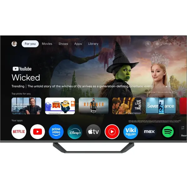 TESLA Televizor Tesla LED 50E655BUS, 127 cm, Smart Google TV, 4K Ultra HD, Clasa E