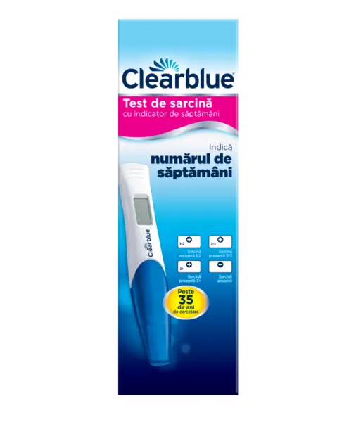 Test de sarcina digital cu indicator de saptamani, 1 bucata, Clearblue