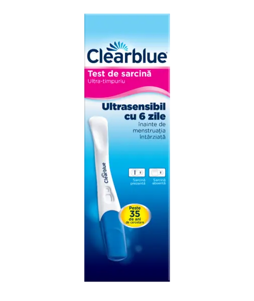 Test de sarcina ultra timpuriu, 1 bucata, Clearblue