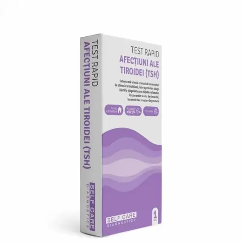Test rapid afectiuni ale tiroidei (TSH) Self Care, 1 buc. Zephyr Labs