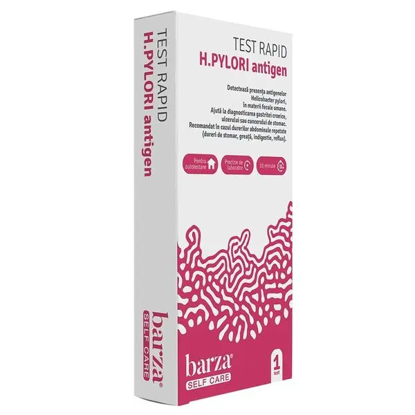 Test rapid H. Pylori antigen Barza, Self Care | 1 bucata