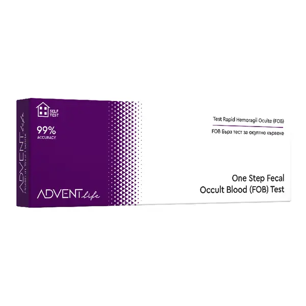 Test rapid hemoragii oculte (FOB), 1 bucata, Advent Life