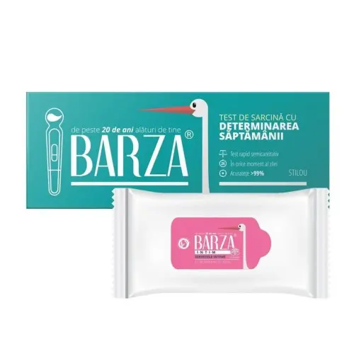 Test sarcina Barza ultrasensibil stilou + servetele intime cadou Zephyr Labs