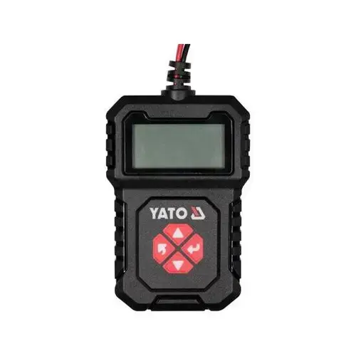 Tester auto Yato YT-83114, 12V 2000A, LCD, pentru acumulatori acid-plumb, EFB, AGM
