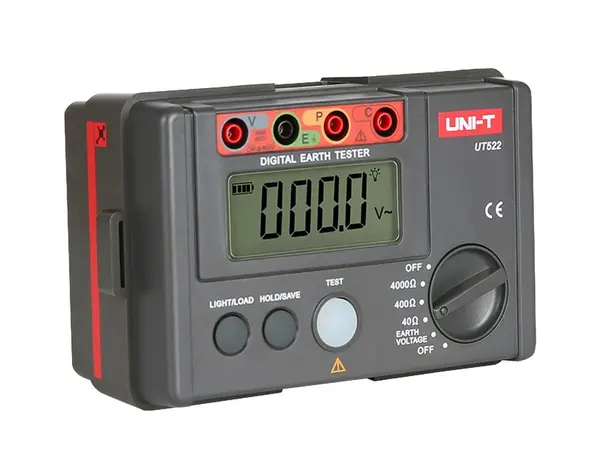 Tester rezistenta impamantare, CAT III 600V, ecran LCD, baterii LR6, Unit-T UT522