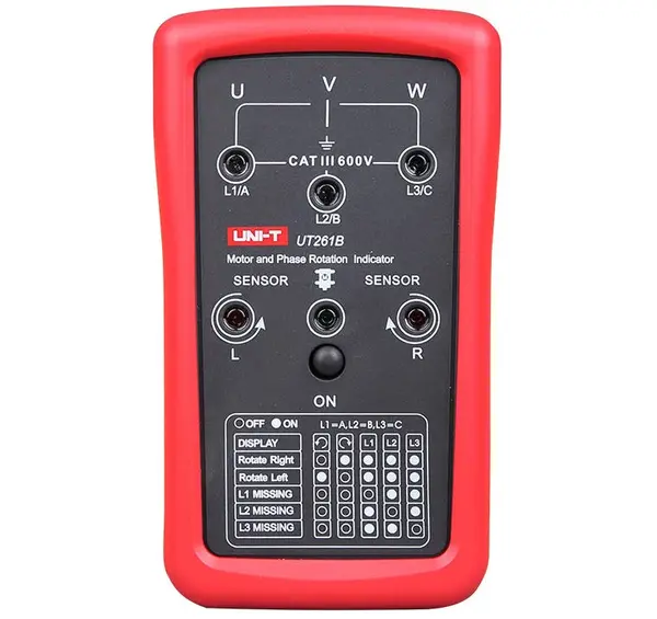 Tester succesiune faze si sens rotatie motor UNI-T UT261B
