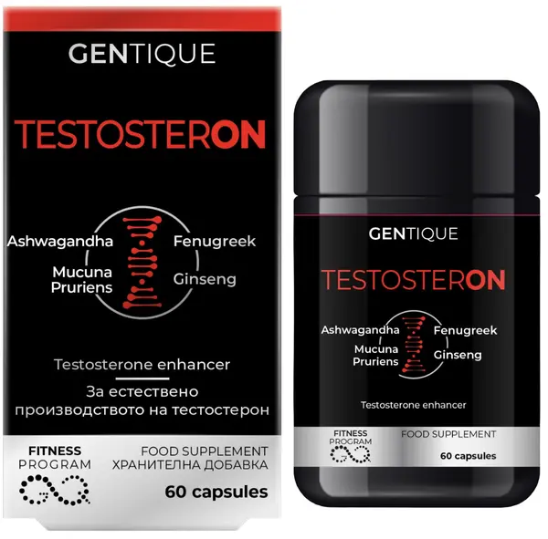 Testosteron, 60 capsule, Gentique Longevity