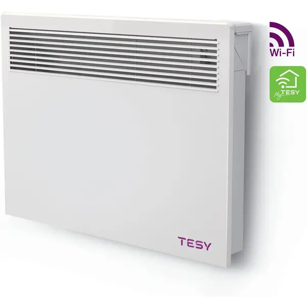 TESY Convector de perete TESY LivEco Cloud, 1500W, control prin internet, aplicatie myTesy, functie AIRSAFE, CN 051 150 EI CLOUD AS W
