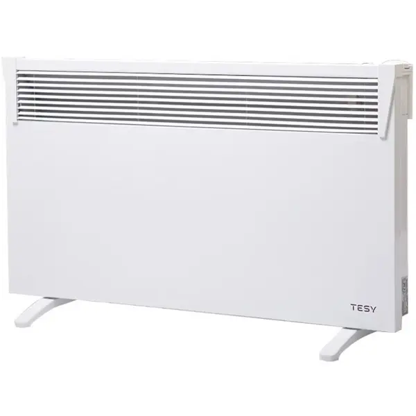 TESY Convector de podea TESY CN03150MIS F, Putere 1500 W, Control mecanic, seria HeatEco, 6 trepte de putere, Alb