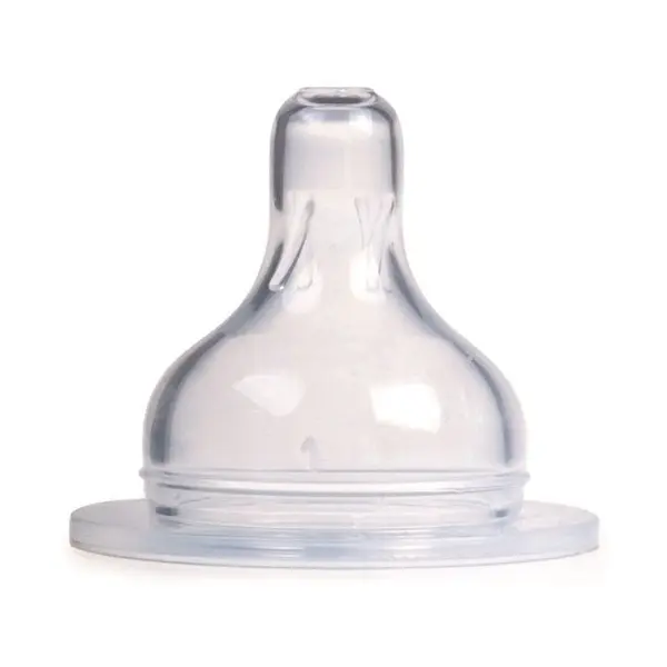 Tetina de silicon Canpol Easy Start pentru biberon cu gat larg mini (1 buc)