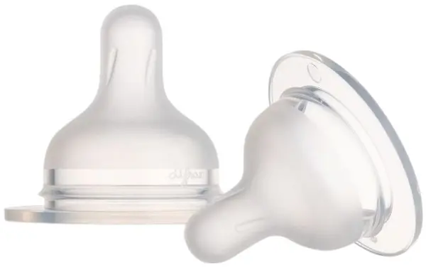 Tetină din silicon Canpol - Pentru sticla în formă de S, marimea S, 0 luni +, 2 buc.
