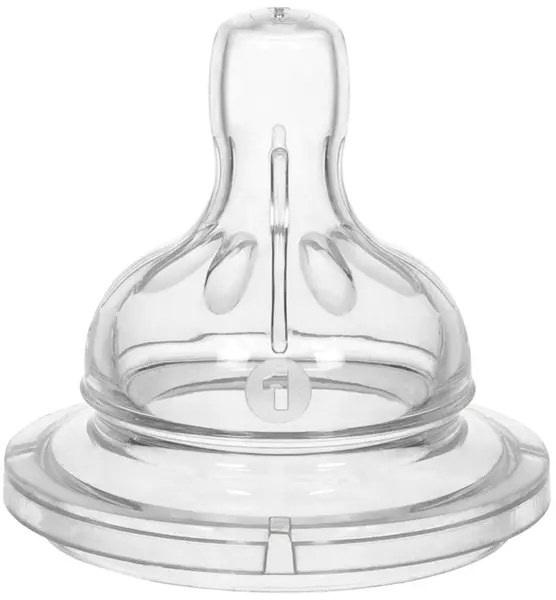 Tetina din silicon Wee Baby - Classic Plus, 0-6 luni