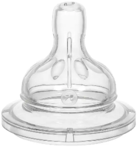 Tetina din silicon Wee Baby - Classic Plus, 6-18 luni