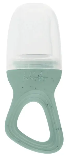 Tetină pentru alimente moi KikkaBoo Platinum Silicone - Sage