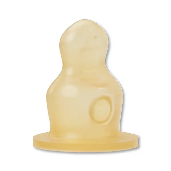 Tetină standard din latex pentru lapte Baby Nova - 2 buc, mărimea 2