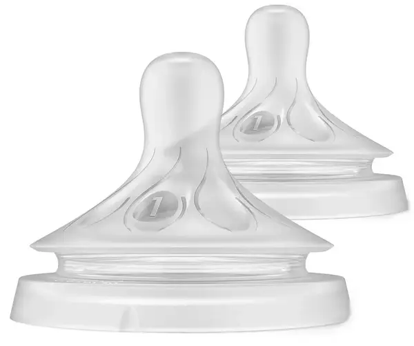 Tetine Philips Avent - Natural Response 3.0, flow 1/foarte lent, 0m+, 2 buc