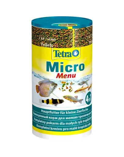TETRA Micro Menu 100 ml 4 tipuri de hrana pentru pesti tropicali