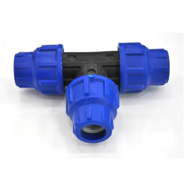 Teu compresiune PEHD diametru 25 mm