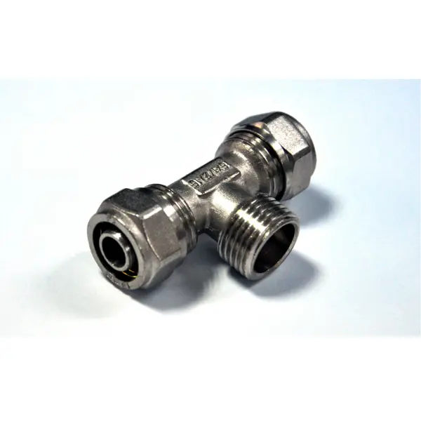 Teu pexal 16 mm x 1/2' x 16 mm M (filet exterior) fiting nedemontabil