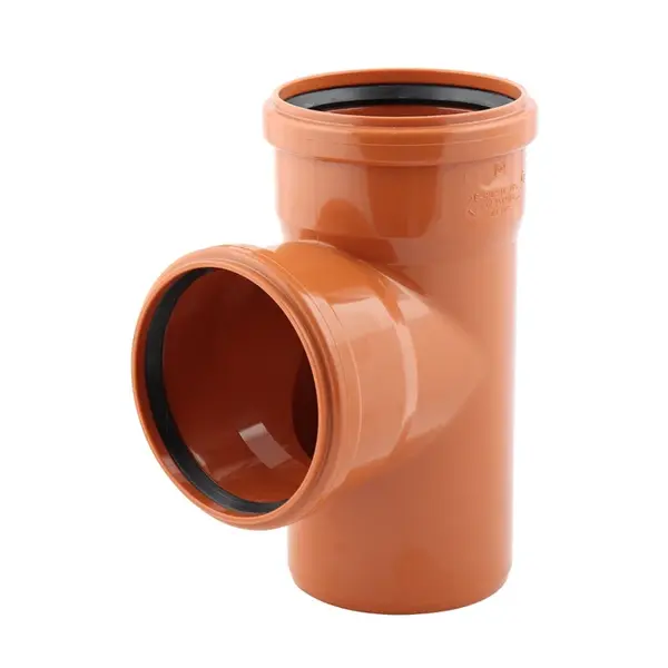 Teu PVC la unghi de 87 GR D110 / 110