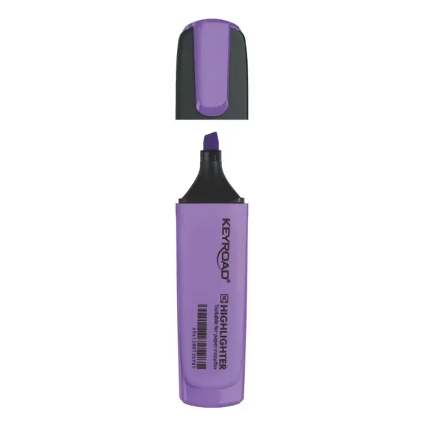 Textmarker Keyroad cu varf tesit pentru evidentiere,mov neon
