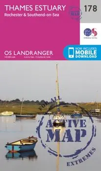 Thames Estuary, Rochester & Southend-on-Sea. February 2016 ed, Sheet Map/Ordnance Survey