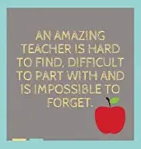 Thank you teacher book to sign, teacher appreciation book (hardcover): Retirement book for teachers, end of year gift, thank you gift., Hardcover/Lulu and Bell