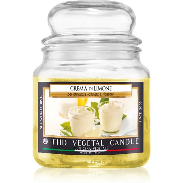 THD Italian Luxury Crema Di Limone lumânare parfumată 400 g
