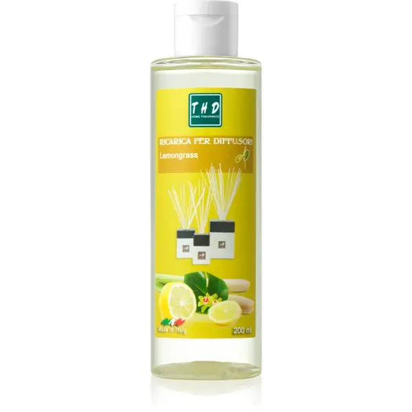 THD Ricarica Lemongrass reumplere în aroma difuzoarelor 200 ml