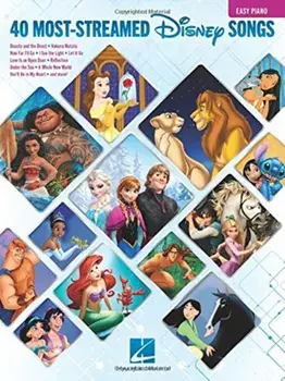 The 40 Most-Streamed Disney Songs: Easy Piano Songbook, Paperback/***