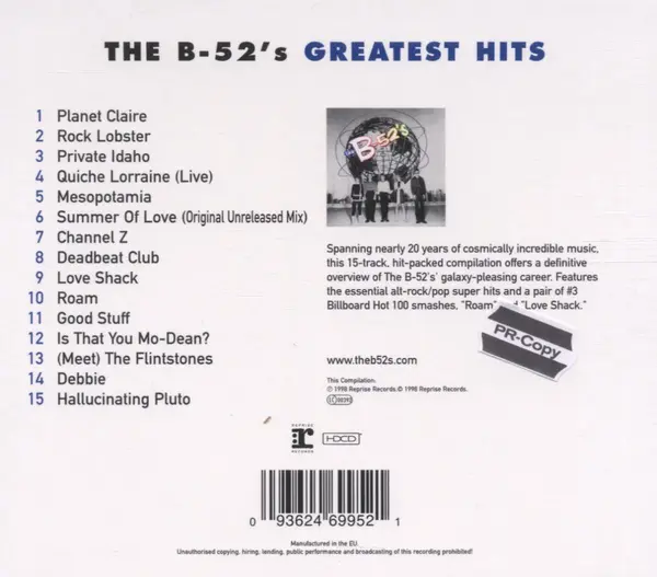 The B-52`s Greatest Hits | The B-52'S