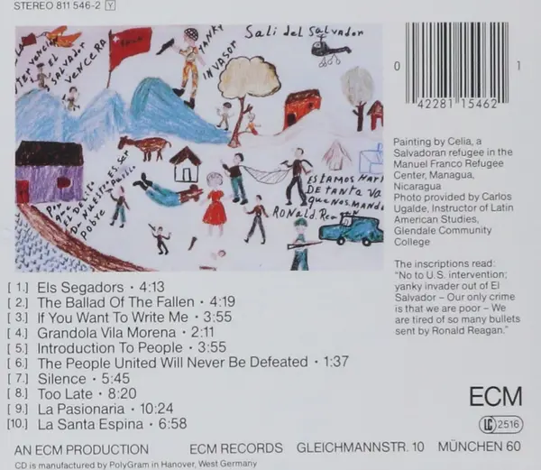 The Ballad Of The Fallen | Charlie Haden, Carla Bley, Don Cherry, Sharon Freeman, Mick Goodrick, Jack Jeffers