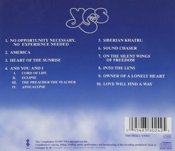 The Best of Yes | Yes