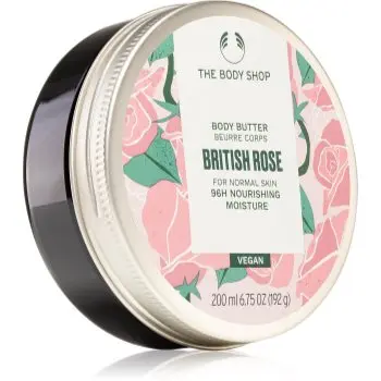 The Body Shop British Rose Body Butter unt pentru corp cu aromă de trandafiri