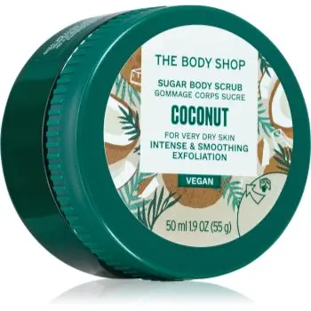 The Body Shop Coconut Body Scrub Vegan exfoliant pentru corp cu cocos