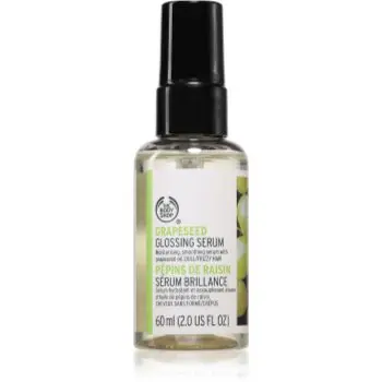 The Body Shop Grapeseed Glossing Serum ser cu efect de netezire pentru reapararea capetelor parului