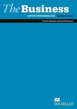 The Business Upper Intermediate Teacher's Book | Paul Emmerson, Frances Watkins