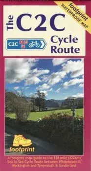 The C2C Cycle Route. A footprint map-guide to the 138 mile Sea to Sea Cycle Route, Sheet Map/Stirling Surveys