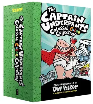 The Captain Underpants Colossal Color Collection (Captain Underpants #1-5 Boxed Set), Hardcover/Dav Pilkey